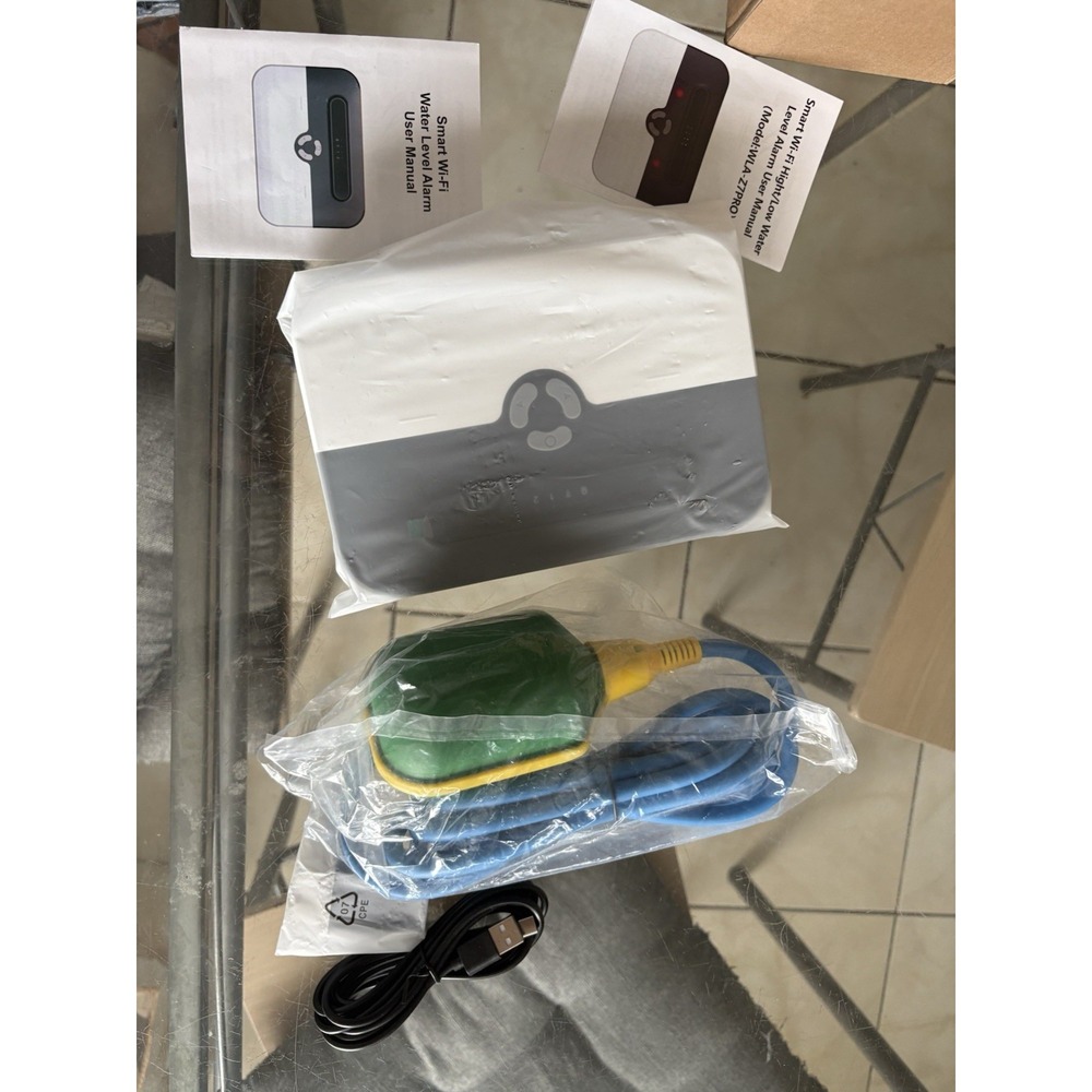 LUCKYDUO Z7PRO Smart Wi-Fi Water Level Alarm High Low Sump Pump Sensor NIB